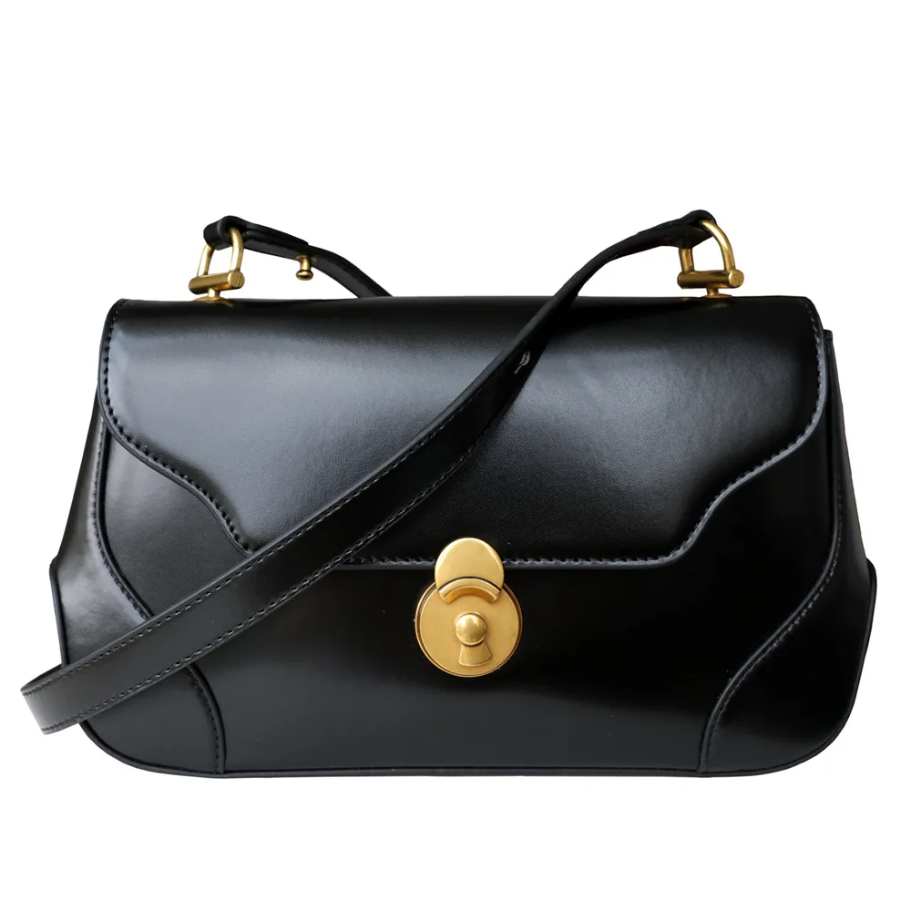 

Fashion Female Genuine Leather Shoulder Bag 2021 New Crossbody Bags For Women Stitching Portable Messenger Bag Bolsas Feminina