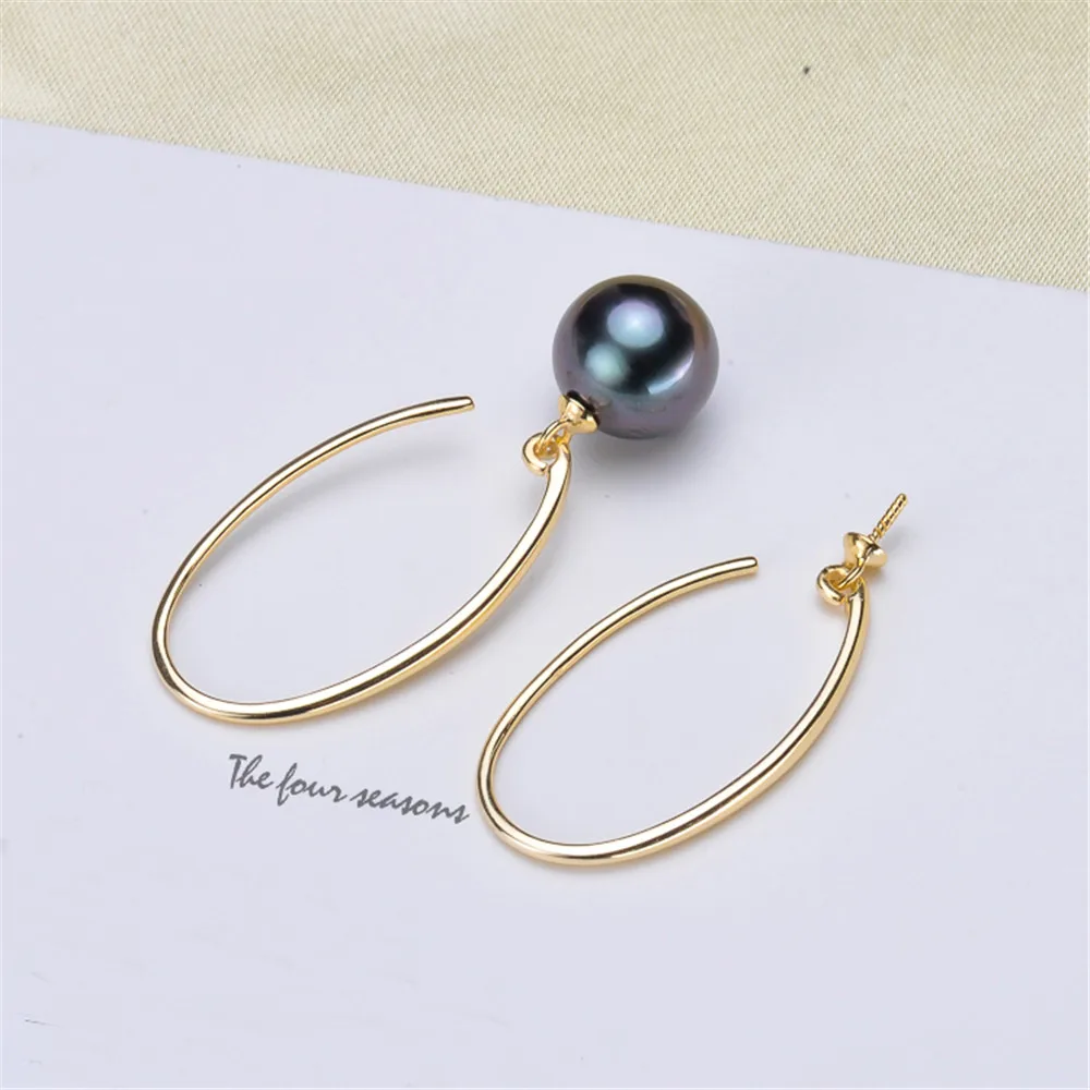 

925 Silver Pearl Beads Stud Earrings Setting Base Diy Jewelry Making Findings&Components