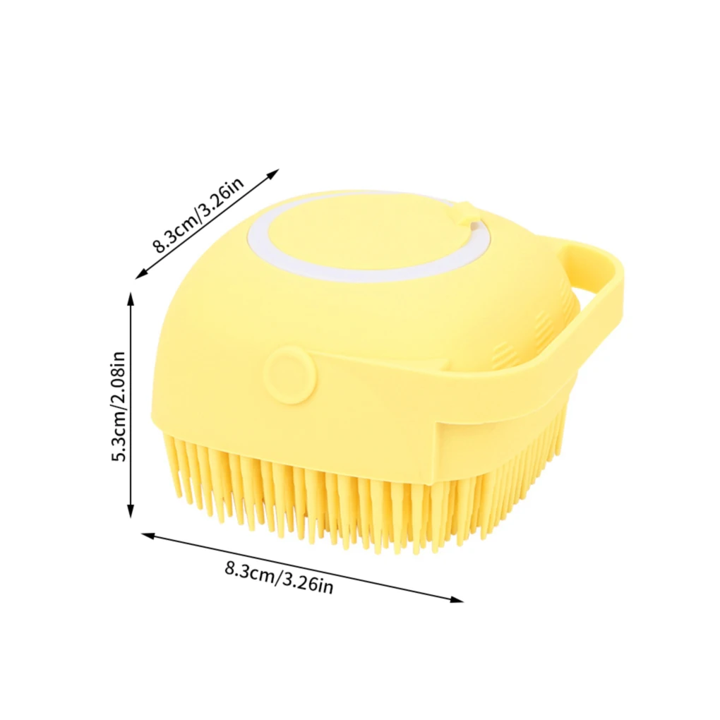 

Bath Brush Silicone Shower Massage Scrubber Body Skin Exfoliating Scrubbing Tool Shower Scalp Massager for Baby Kids Adults