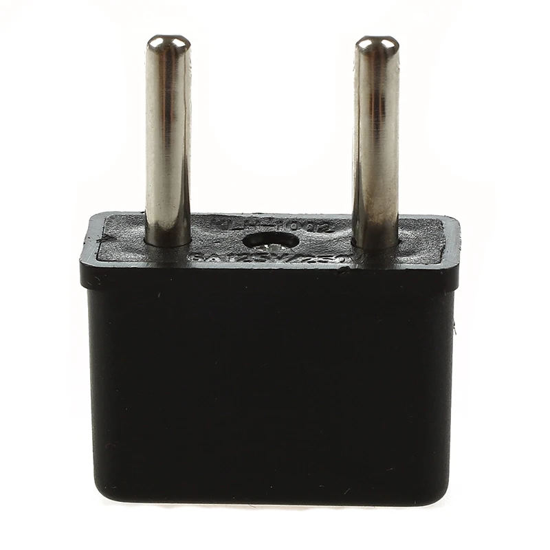 Plug Adapter for USA Flat to Europe Round Pin | Электроника