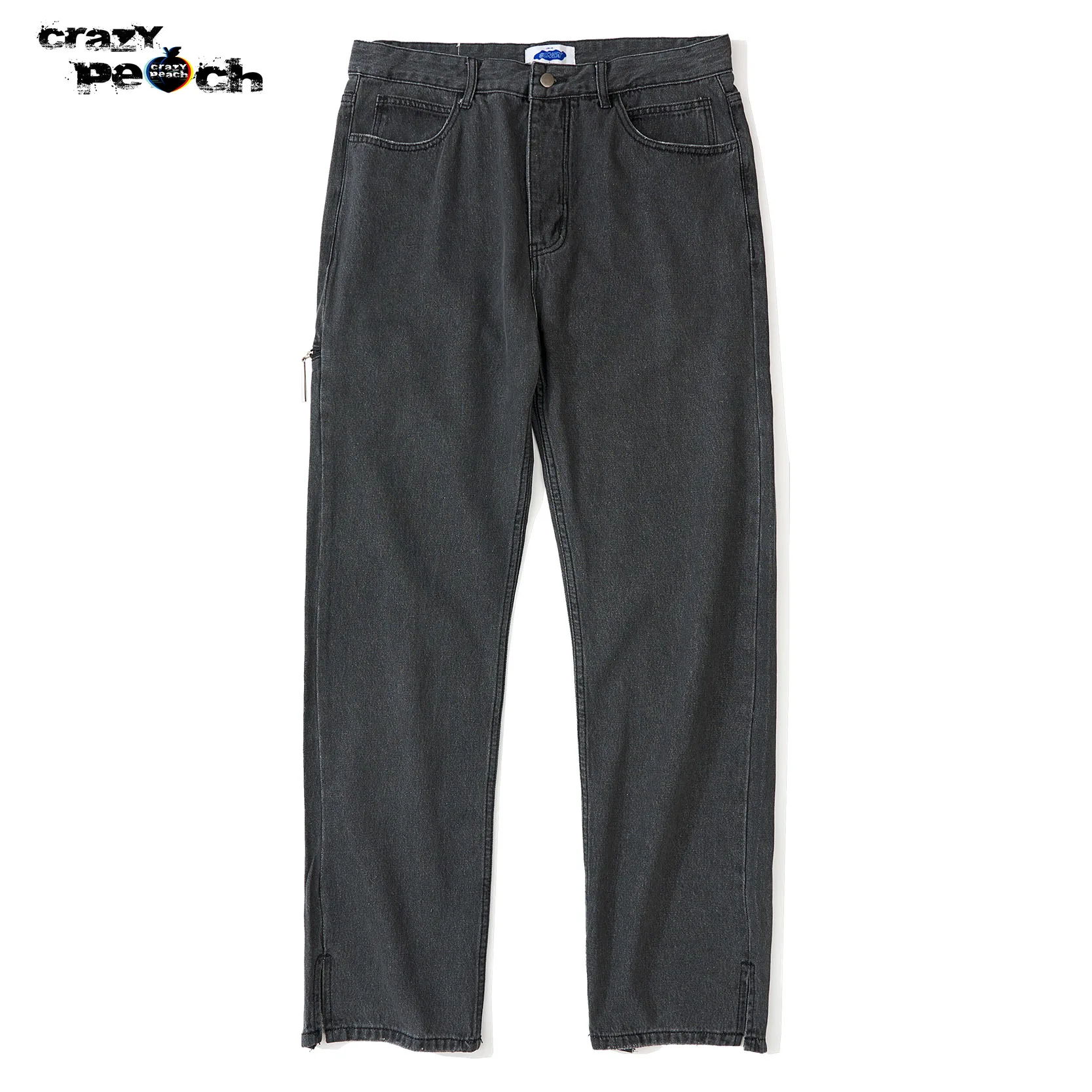 

Hip Hop Jeans Gothic Skulls Retro Worn Out Men Jeans jojo Trousers Streetwear Embroidery Denim Baggy Jeans Oversized Jeans Blue