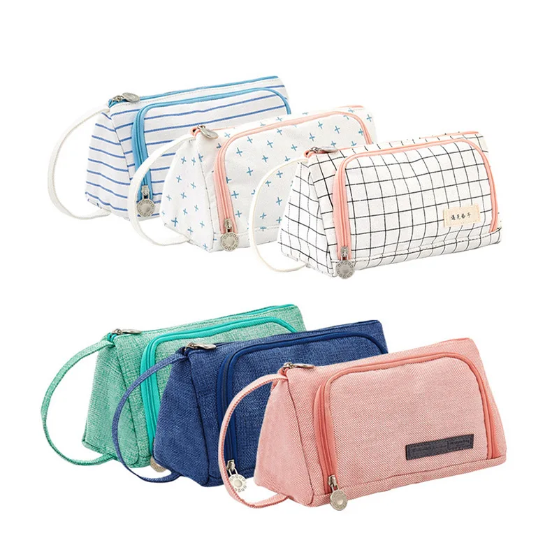 Милый пенал большой емкости Kawaii Канцелярские Принадлежности для школьников