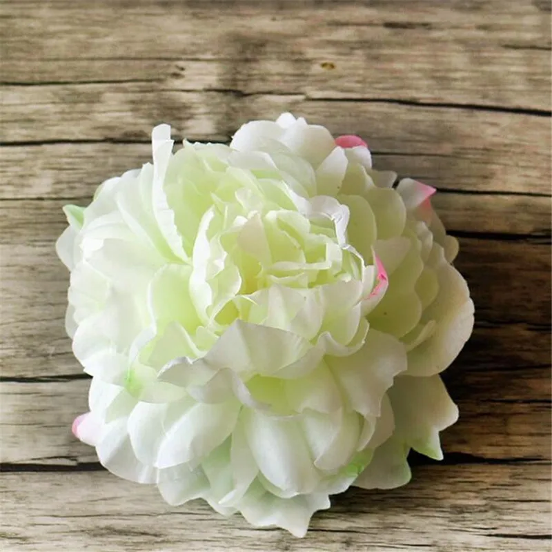 60Pcs Fake Peony Head Dia. 5.51" Simulation full Open Peonia for DIY Bridal Bouquet Wrist Flower Background Decorations | Дом и сад