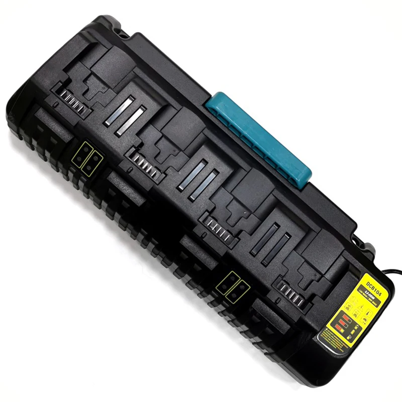 4 гнездами для Li Ion Батарея Зарядное устройство 3A Max Dewalt 10 8 V 14 18V 20V 60V DCB105 DCB101 DCB102 DCB112