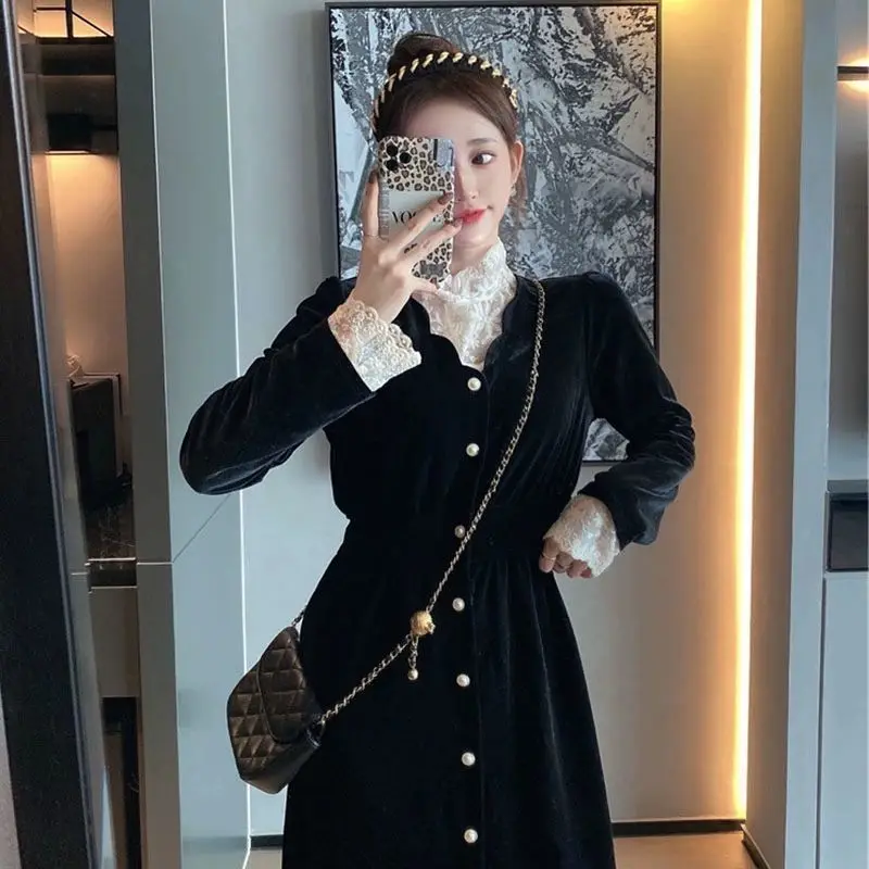 Кружевная длинная юбка 2021 женские вечерние сарафаны модное свободное платье на