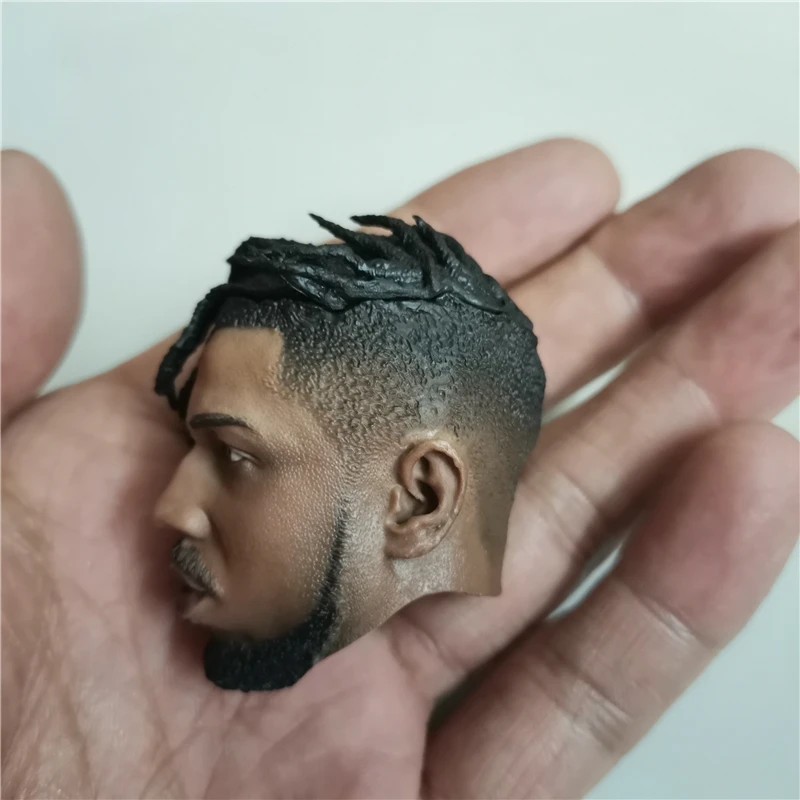 

New Styles 1/6 Scale Male Soldier Panther Wakanda Villain Leopard Calm Edition Head Sculpture Parts Model For Action Figure Body
