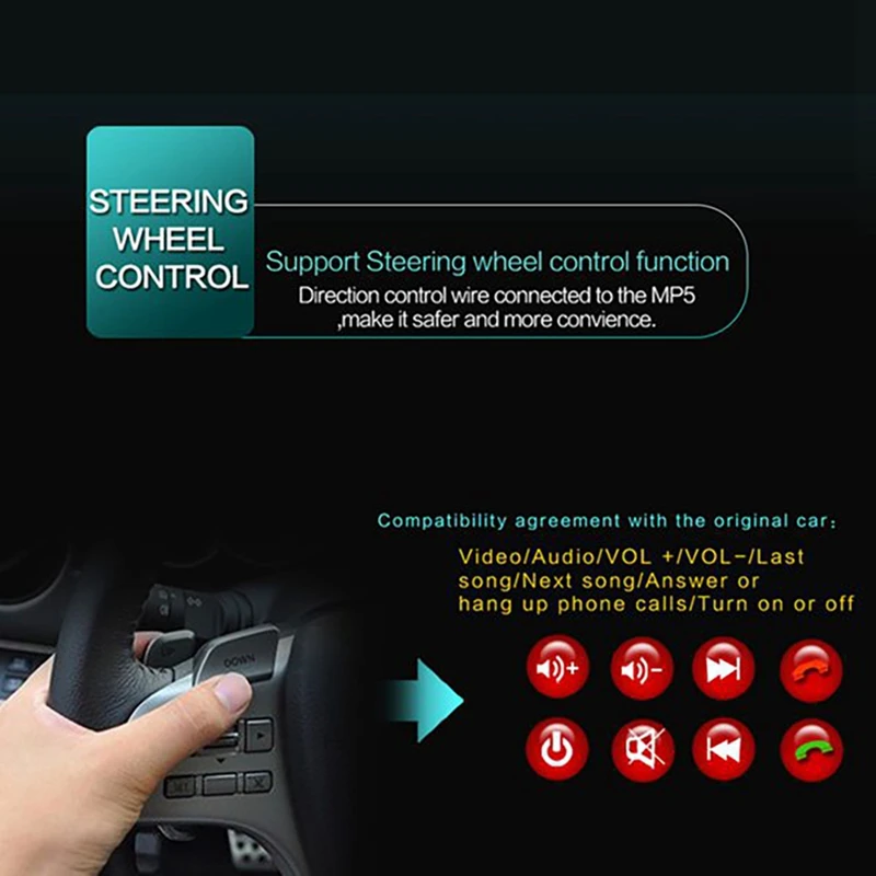 

New Car Auto Retractable 1 Din 7 Inch Car Radio Hd Touch-Sn Mp5 Player Bluetooth Radio Usb Tf Fm Multimedia Player