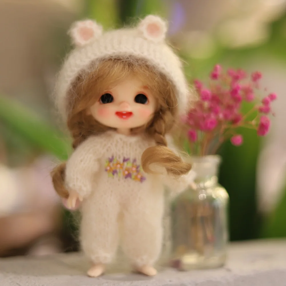 

OB11doll Products include doll head with makeup+OB11 body+eyes+wig+Hairband +Bodysuit 7.25.2