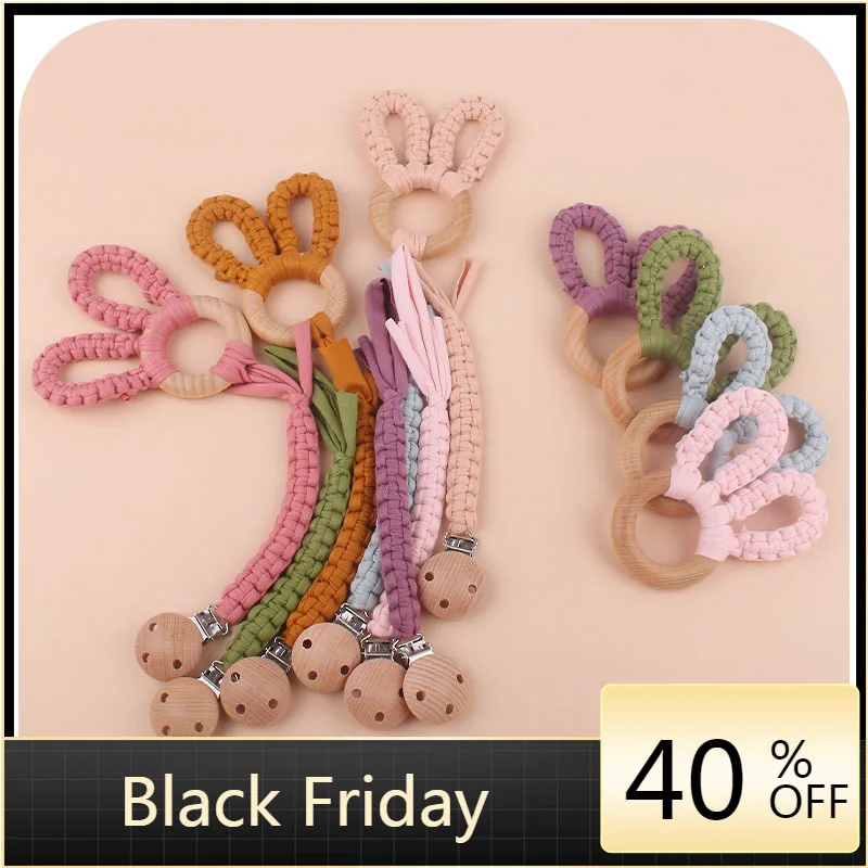 

Baby Anti-drop Chain Silicone Beads Pacifier Clips Infant Nipple Appease Soother Chain Clips Dummy Holder Nipple Clip Baby Stuff