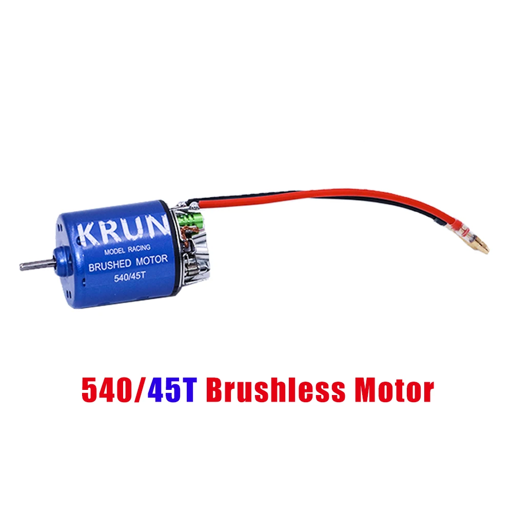 KRUNRC 540 21T 35T 45T 55T 80T 540 матовый мотор для 1/10 внедорожных рок-гусеничных альпинистских автомобилей RC щеткой моторов