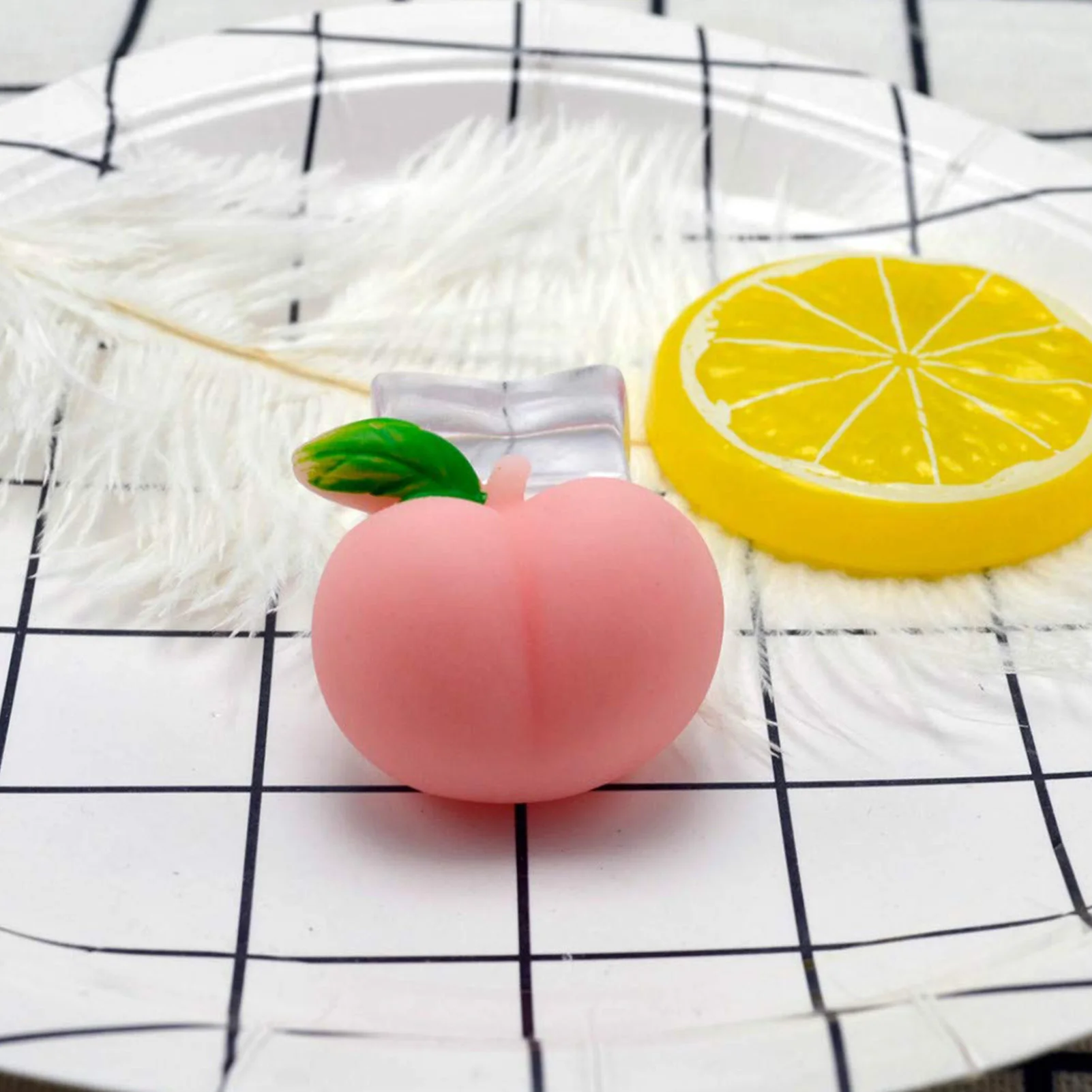 

Squeeze Fidget Toy Relieve Stress Squishy Squeezable Peaches Butt Soft Flexible Decompression Toy Slow Rising Mochi appropriate
