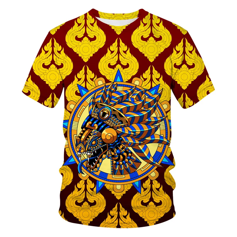 

Summer Sumptuous Streetwear Tshirts Short Sleeve Tops Casual O-Neck 2021 New 3D Chain Series Printed T Shirt Men/Women Hip Hop