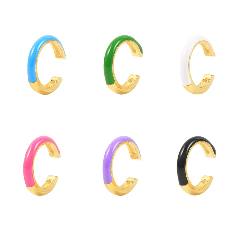 

Серьги-клипсы женские из серебра 925 пробы с эмалью
