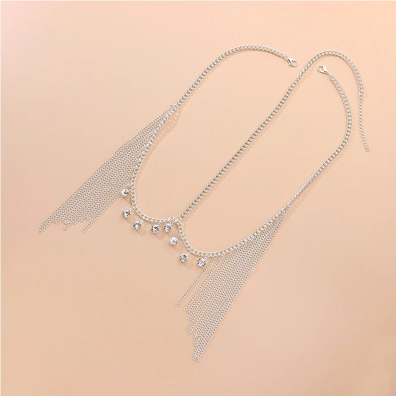 

Handmade Metal Tassel Forehead Rhinestone Pendant Hair Chain Jewelry for Women Boho Bride Head Chain Wedding Headpiece