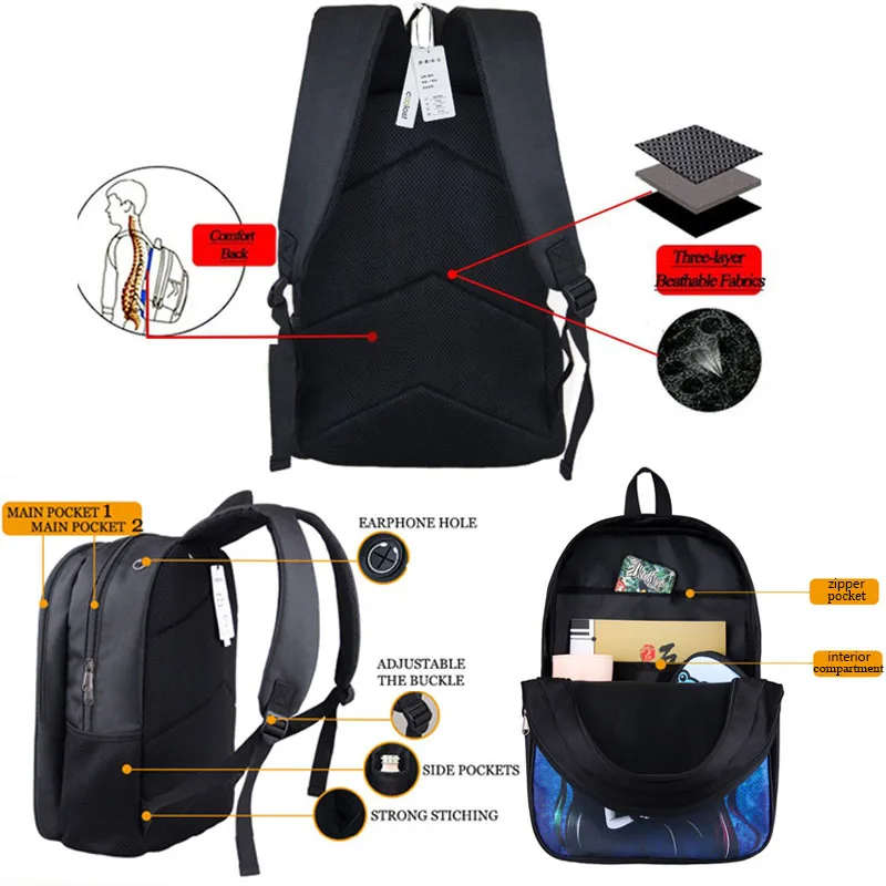

Dachshund / French Bullddog Backpack Boys Girls Book Bag Women Men Travel Bag Children School Bags Casual Backpack