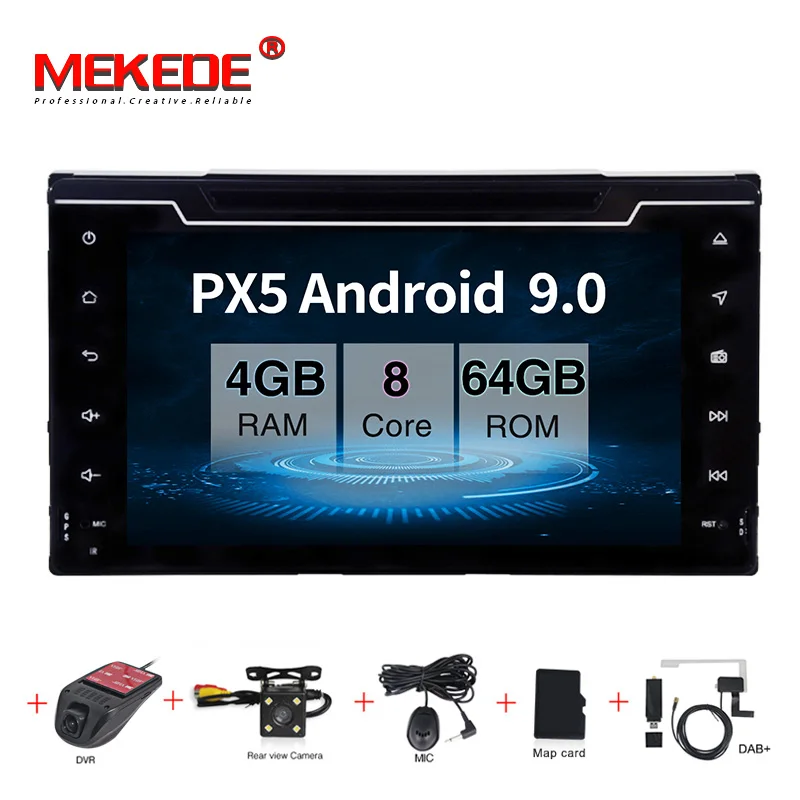 PX30 Android 9 0 Автомобильный мультимедийный плеер gps навигация автомобильный DVD для