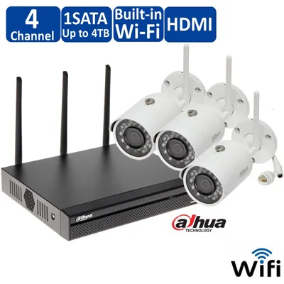3 camera dahua wifi ip-камера система HD 3MP камера IP беспроводная ИК ночного видения Водонепроницаемая wi-fi-камера для использования на улице ipc-hfw1320s-w - Цвет: 3 camera