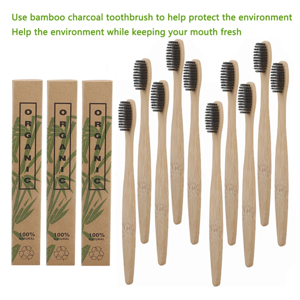 

Adult Soft Bristles Bamboo Toothbrushes Eco Friendly Oral Care Tooth Brush