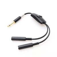 tattoo clip cord double interface adapter conversion cable double control switch connect for tattoo machine power supply