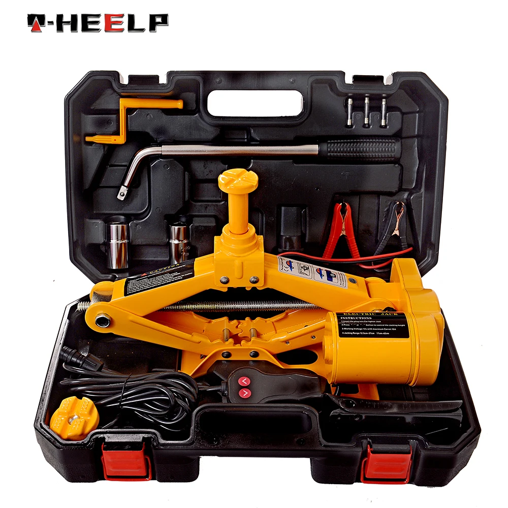 E HEELP Электрический Автомобильный Подъемник ножничный домкрат 12 В 3 тонны