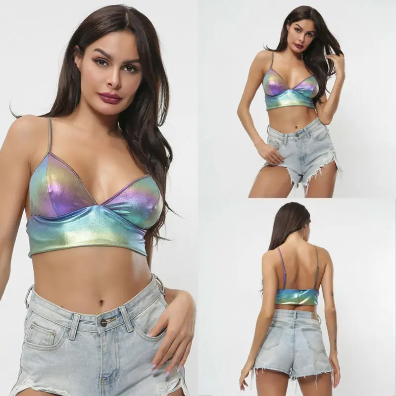 Женская Лазерная Светоотражающая стропа для клуба и бара крутая пикантная Новое