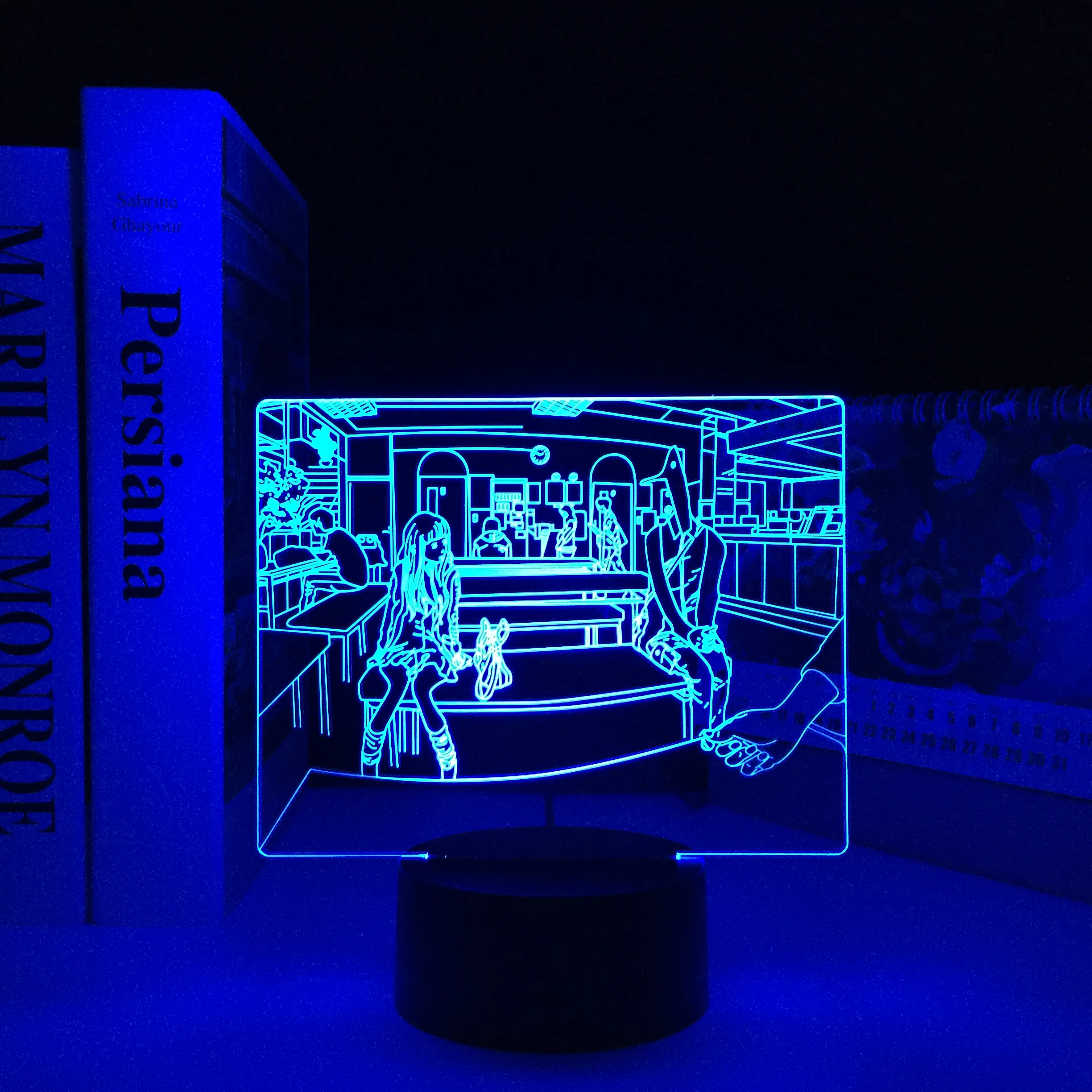 

Goodnight Punpun LED Light for Bedroom Decoration Nightlight Birthday Gift Manga Goodnight Punpun Anime 3D Table Lamp Dropship