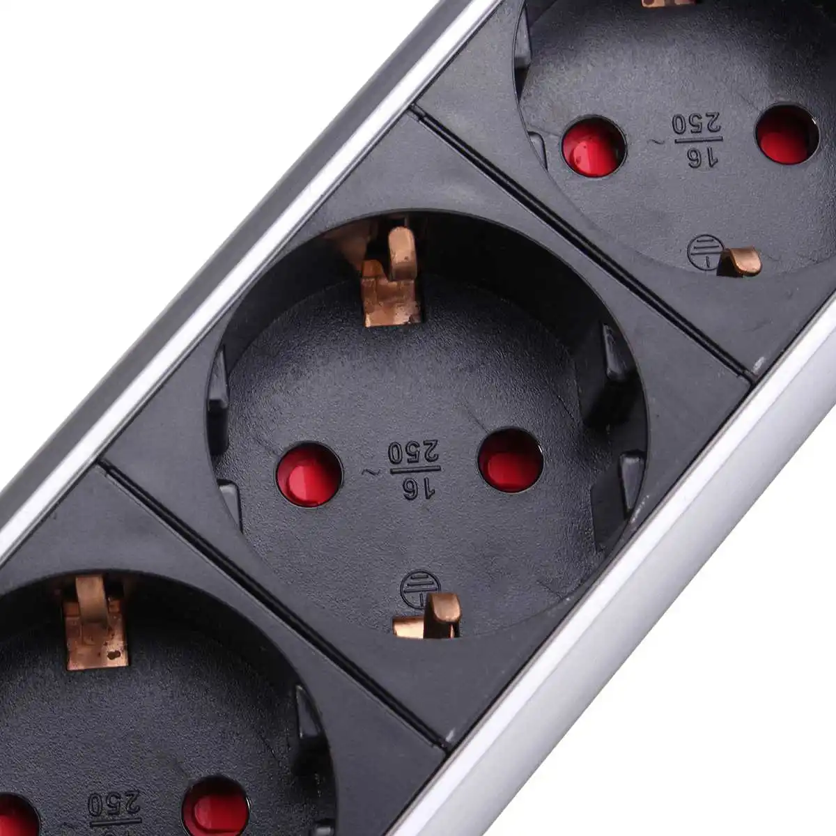 

EU Plug 16A PULL UP 3/4/5/6 Power Socket 2 USB Charging Port Kitchen Table Desktop Sockets Retractable Countertops Worktop