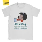Mafalda Quino футболка с героем комикса для мужчин, феминистских девушек, Винтажная футболка из 100% хлопка, футболка с круглым вырезом и коротким рукавом, одежда