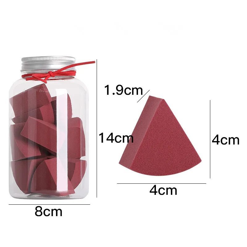 12 шт./компл. губка для нанесения основы макияжа мини косметическая мягкая пудра в