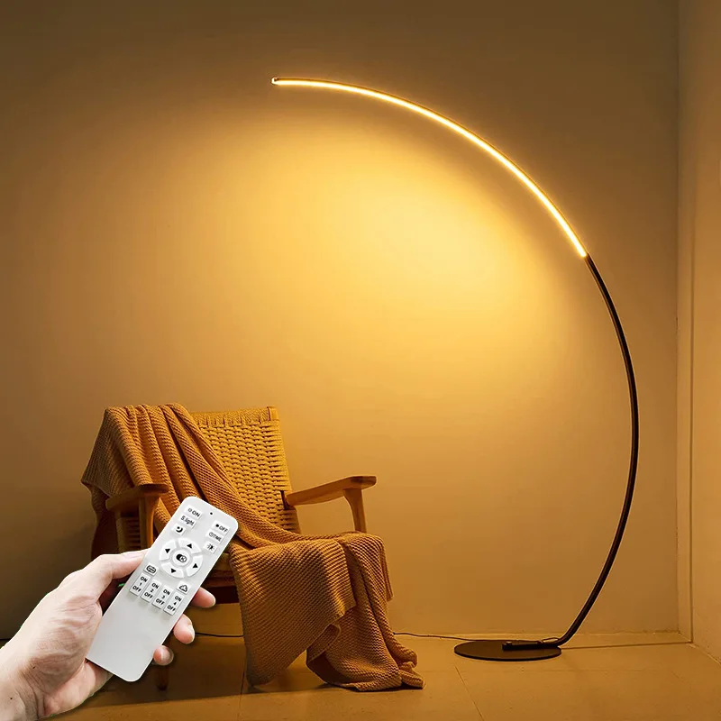 Minimalist Led Floor Lamp For Living Room Bedroom Study Nordic Bedside Decor Light Modern Home Interior Lighting Standing | Лампы и