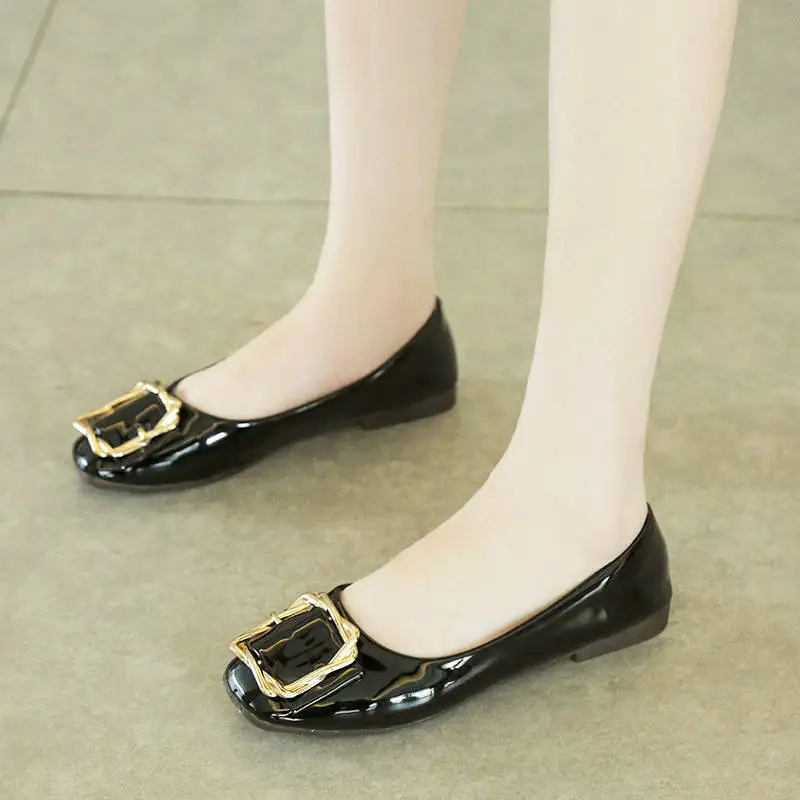 Marlisasa/женские модные классические офисные туфли на плоской подошве черного цвета