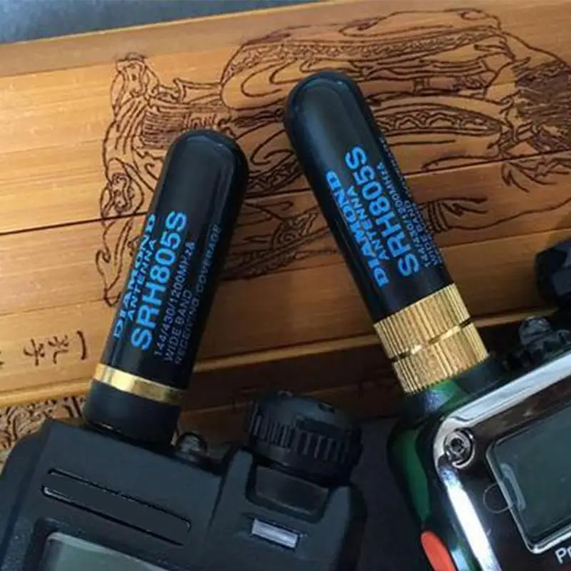 

1 x SRH805S Dualband Antenna dual band vhf/uhf 144/430/1200 For YAESU/Vertex UV-3R Radio VX7R SMA TYT Antennas mhz T1Y0