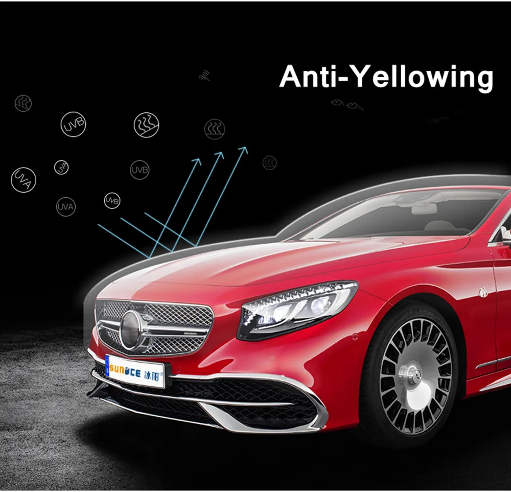 Защитная пленка PPF SUNICE для кузова автомобиля глянцевая невидимая защитная из 100%