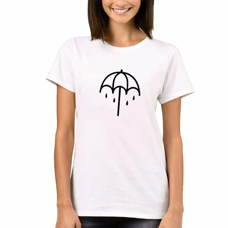 

Women Loose Style bring me the horizon T-shirt Summer Letter Print Harajuku Tops younhg street style grunge tumblr tees K680