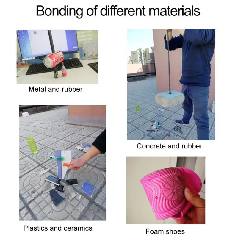 

1PC Mighty Tire Fast Repair Glue Super Glue Welding Glue Water-proof Temperature Resistant Curing Nano-liquid Glue Tools TSLM2