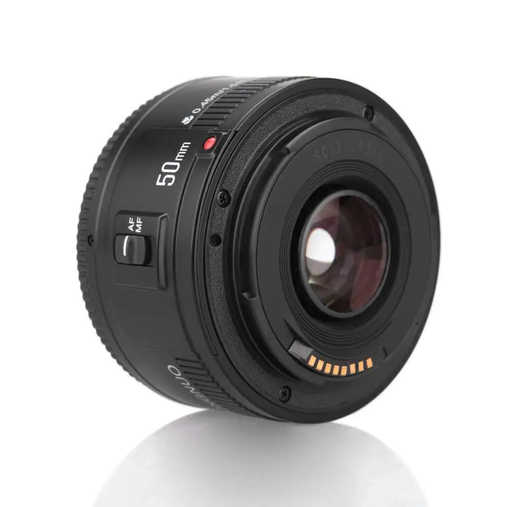 YONGNUO YN50mm F1.8 EF EOS 50 мм AF MF объектив камеры с большой апертурой в черном цвете для Canon