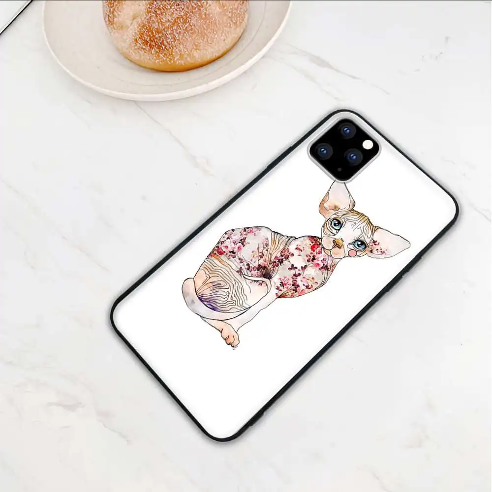 

Personalized Tattoo Sphinx Cat Cellphone Case For Xiaomi Redmi 4X 5 Plus 6 6A 7 7A 8 8A 9 Note 4 8 T 9 Pro Max Cover