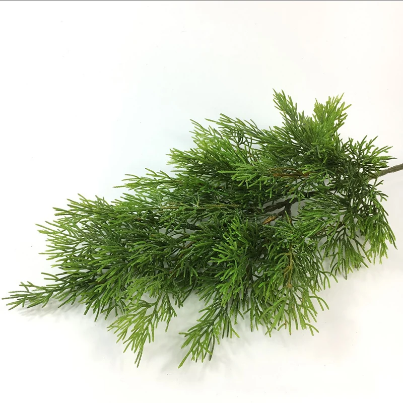 

Artificial Green Cypress Tree Leaf Pine Needle Leaves Branch Christmas Wedding Home Office Hotel Decoration Home Decor