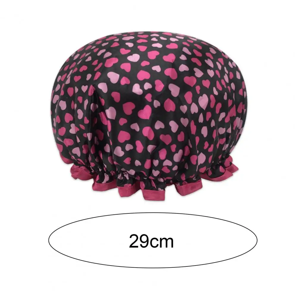 

Shower Cap Waterproof Reusable Smooth Elastic Shower Hat for Kitchen