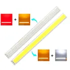 Дропшиппинг, 10 шт., 170x15 мм, 2-цветная Светодиодная лента COB, 12 В, лампа для поворотного сигнала, 170 мм, двухцветная, с двумя настройками, оранжевый, красный, белый