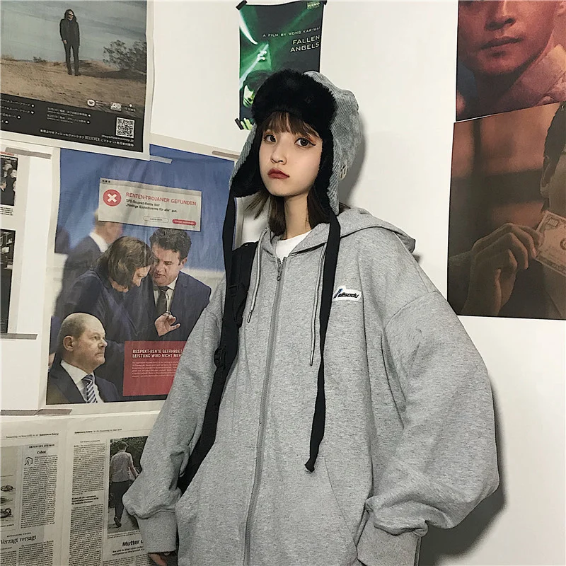 Женский свободный свитер тонкое универсальное пальто в Корейском стиле на