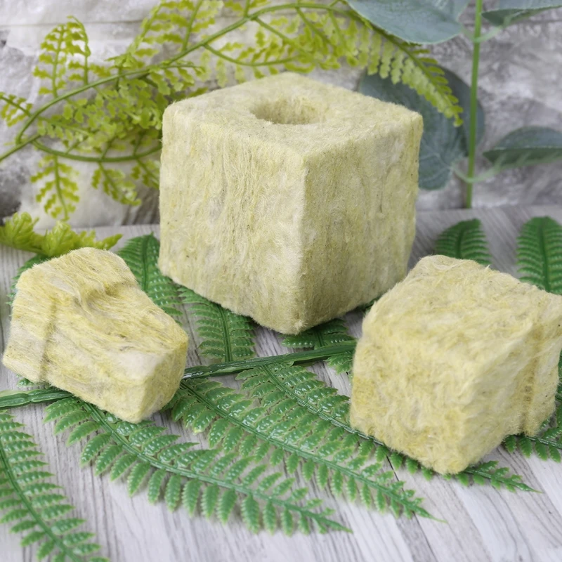 Кубики из роковой ваты 1 шт. компрессионная база вентиляционные Гидропонные