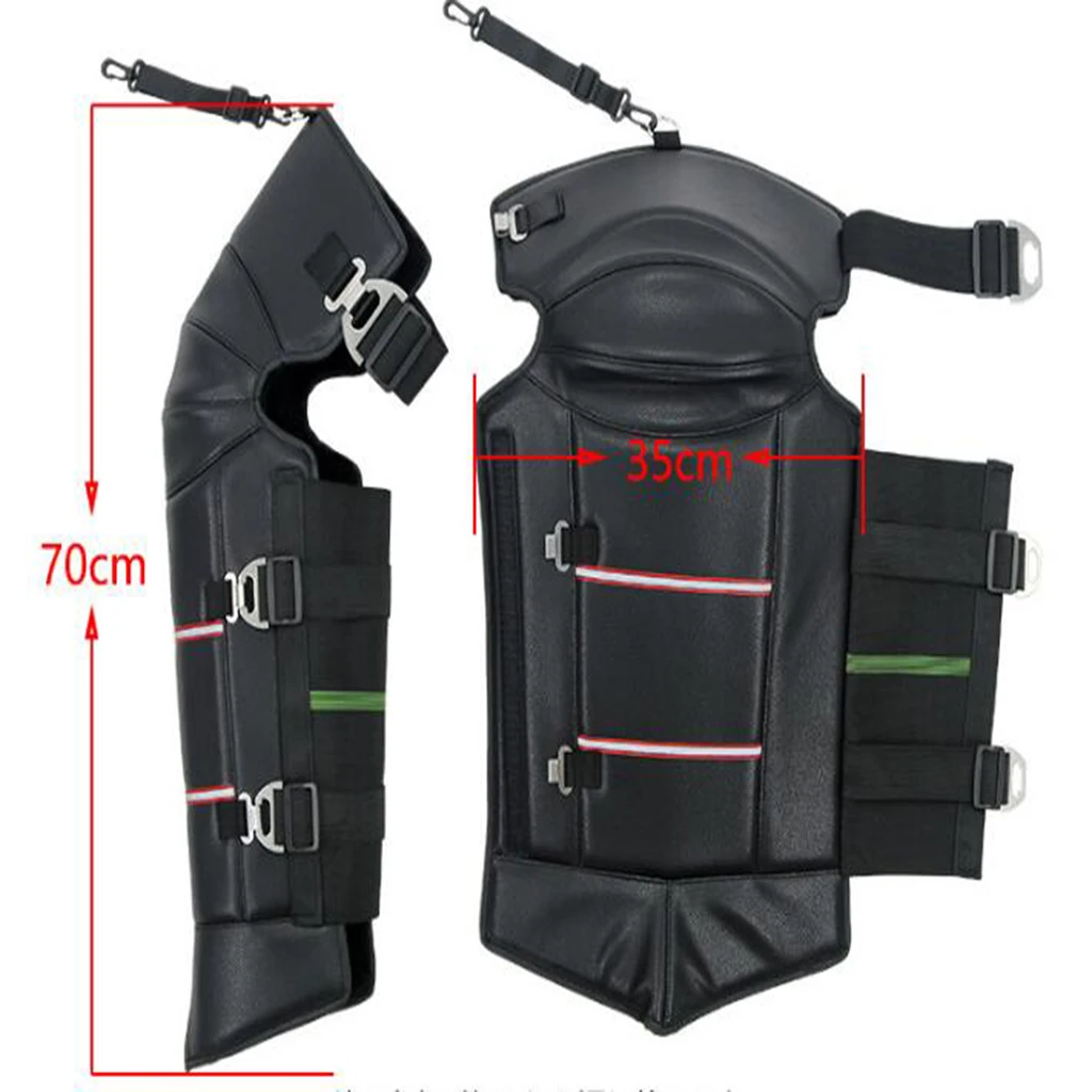 

2 шт. мотоциклетный ветрозащитный коленный рукав термальная плюшевая подкладка Регулируемый наколенник