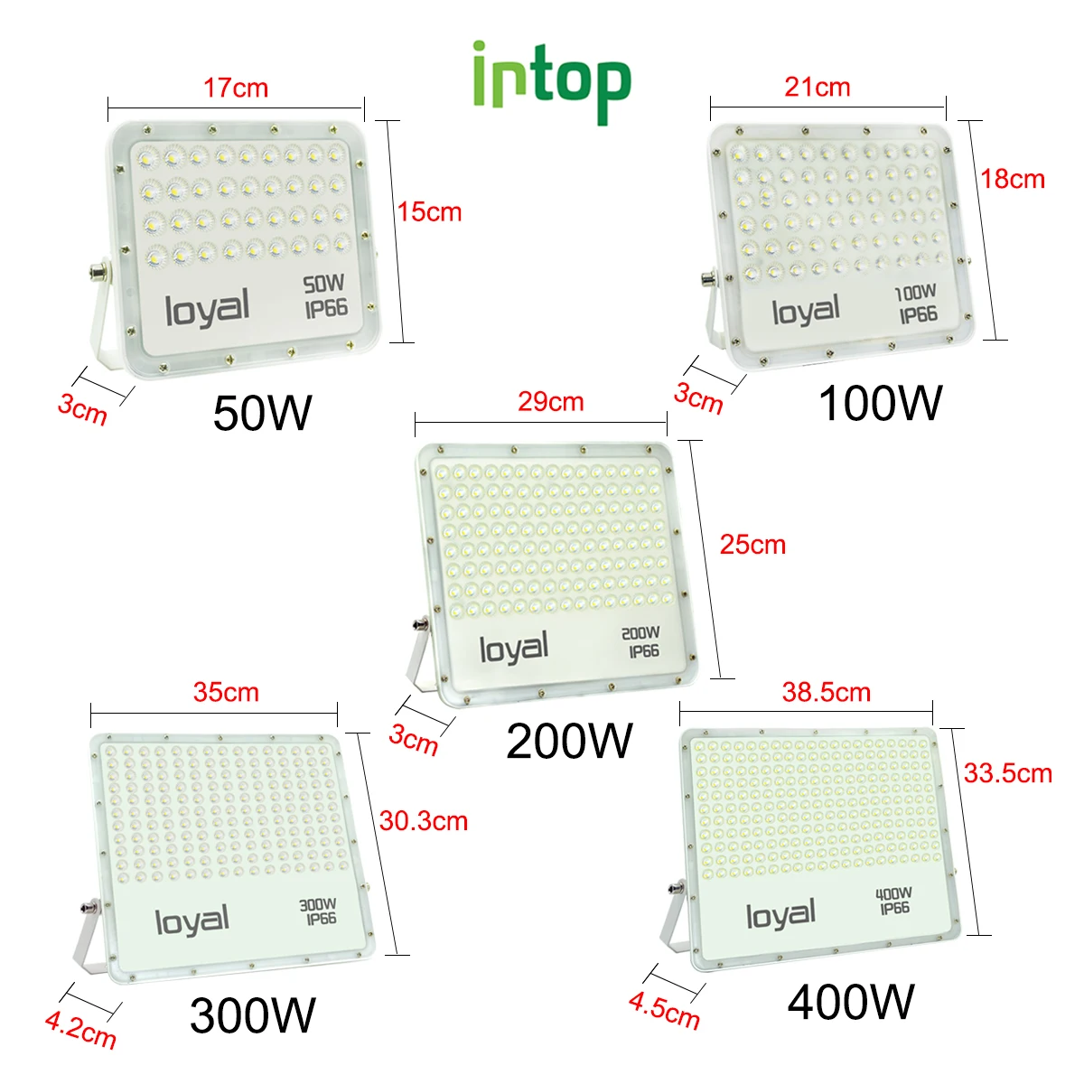 Светодиодный прожектор 10 Вт 30 50 100 150 200 300 400 наружный водонепроницаемый IP66
