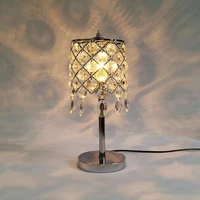 table lamp desk lamp crystal metal bedroom bedside desk light luxury