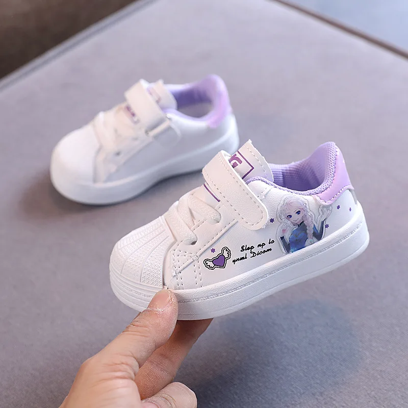 

Детская обувь, обувь для маленьких девочек, обувь для малышей для мальчиков с мягкой подошвой и нескользящей модной детской маленькой белой...