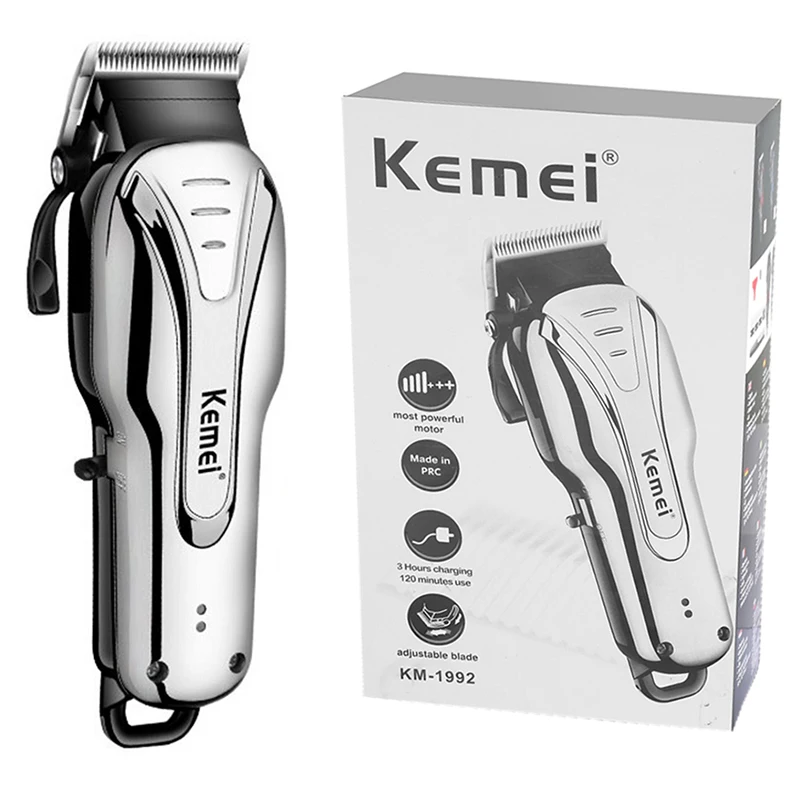 Беспроводная профессиональная машинка для стрижки волос парикмахерский триммер