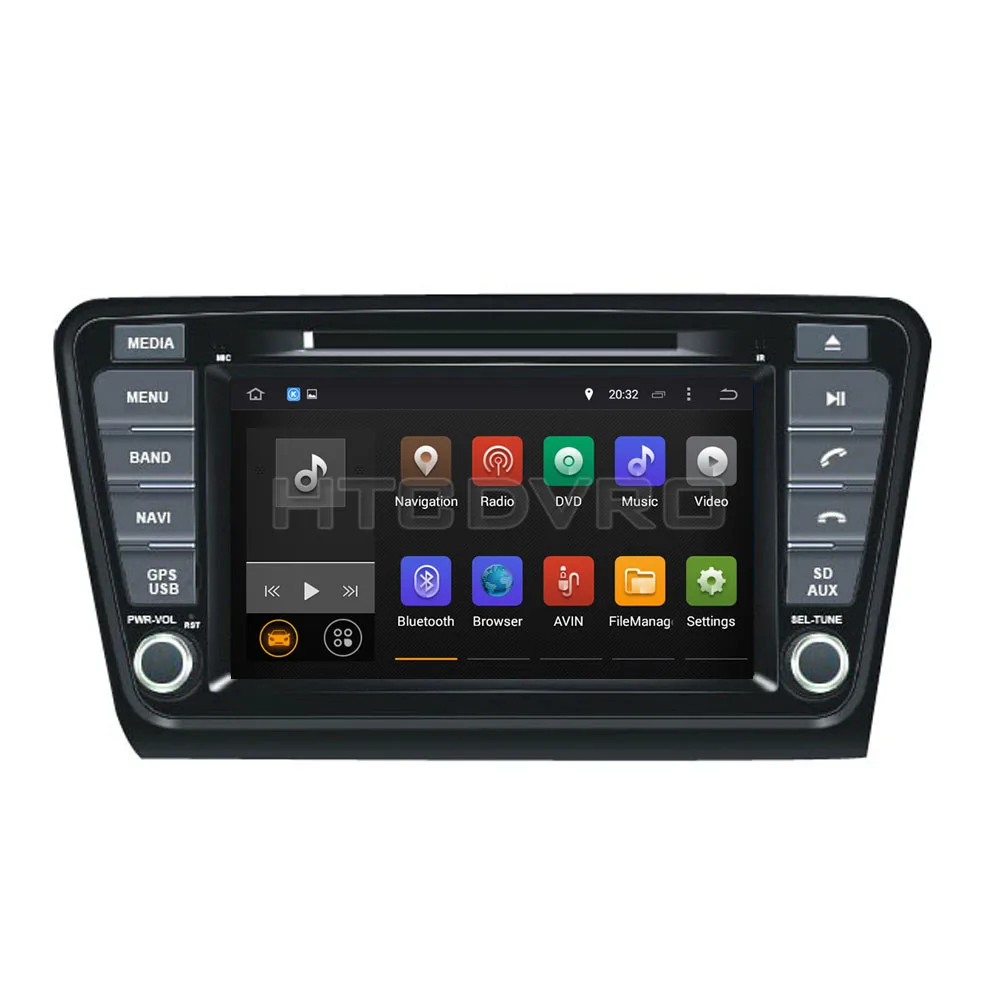 YMODVHT 8 дюймов 4G Восьмиядерный Android 9 0 7 1 Автомобильный DVD плеер для Skoda Octavia 2014 GPS авто