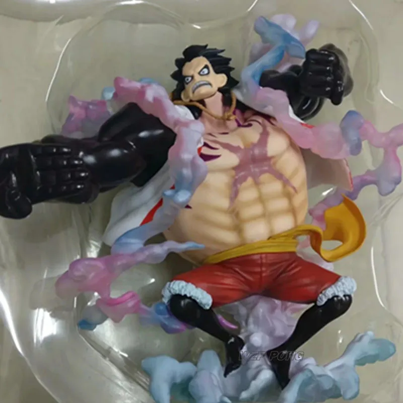 Одна штука боевой Ver Monkey D Luffy Gear 4 Bound Man модель игрушки Луффи Коллекционная фигурка