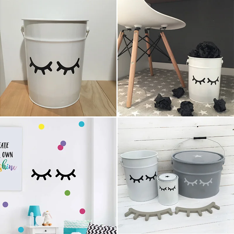 

Creative Eyelashes Wall Stickers Home Decoration For Children's Room Fridge Living Room Art Decals Peel & Stick Vinyl Wallpaper